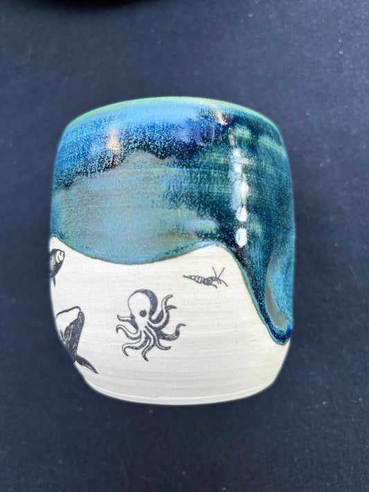 Sea Life Thumb Cup