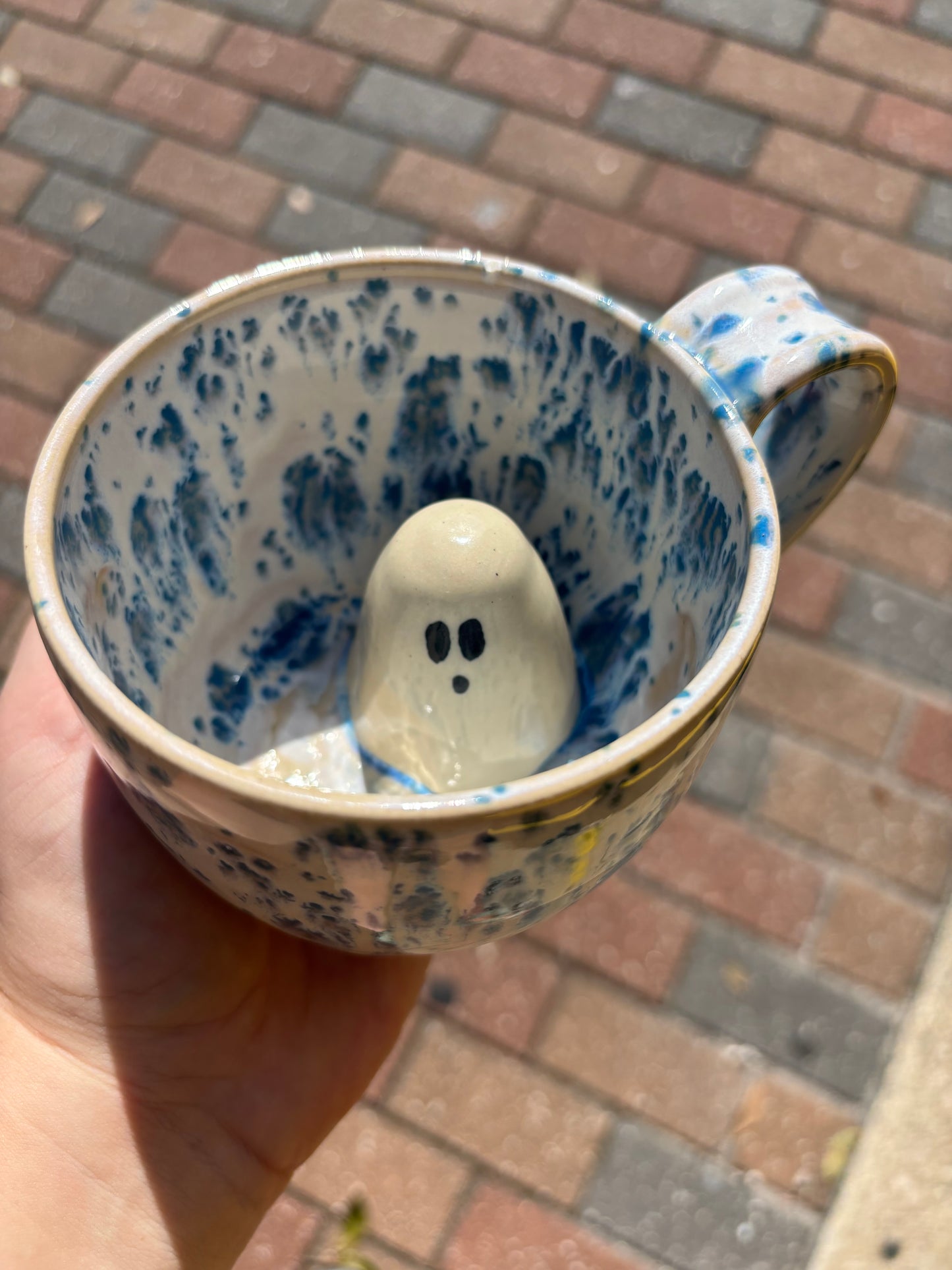 Peek a Boo Ghost Mug