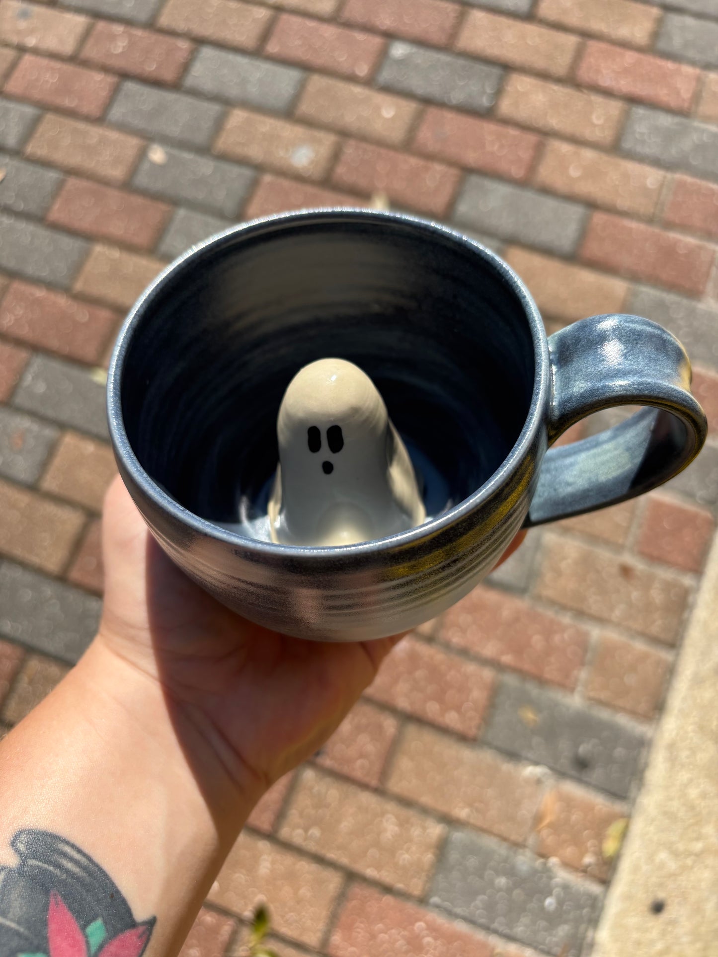 Peek a Boo Ghost Mug