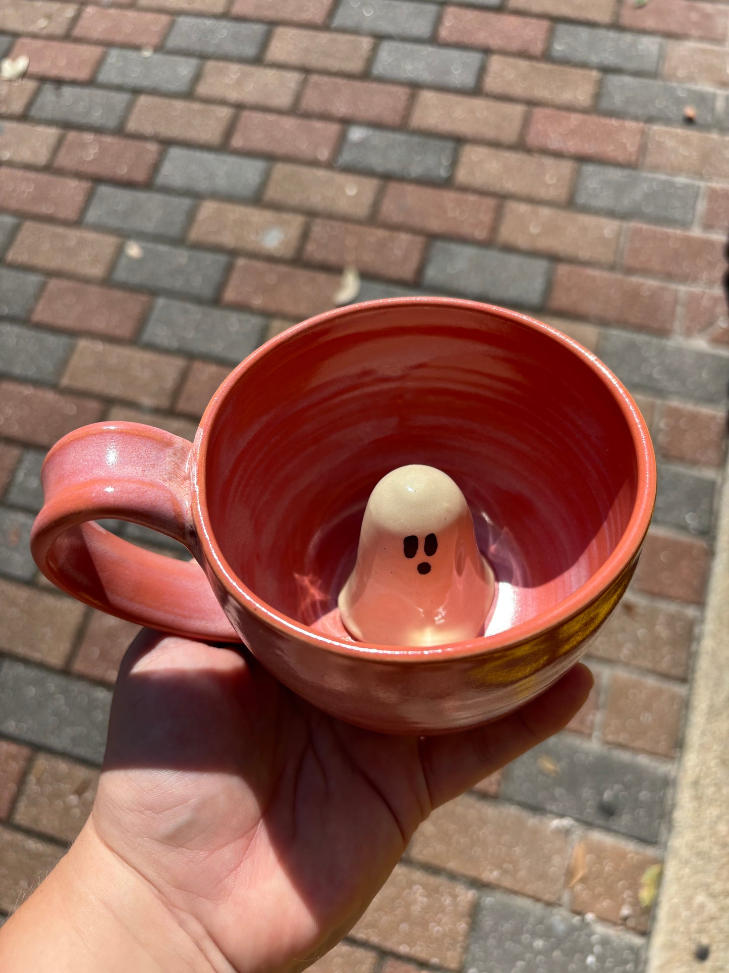 Peek a Boo Ghost Mug