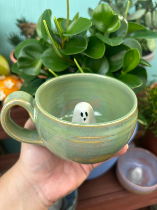 Peek a Boo Ghost Mug preorder